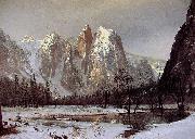 Albert Bierstadt Cathedral Rock, Yosemite Valley china oil painting artist
